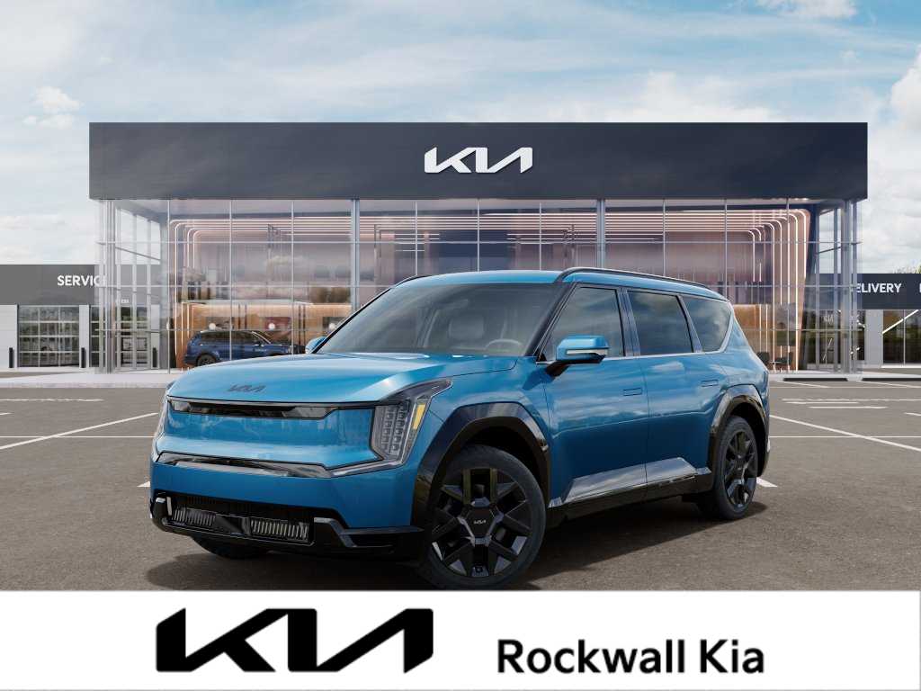 Ocean Blue 2026 Kia EV9 SUV / Crossover All-Wheel Drive 1-Speed Automatic