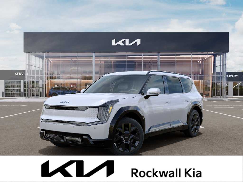 Glacial White Pearl 2026 Kia EV9 SUV / Crossover All-Wheel Drive 1-Speed Automatic