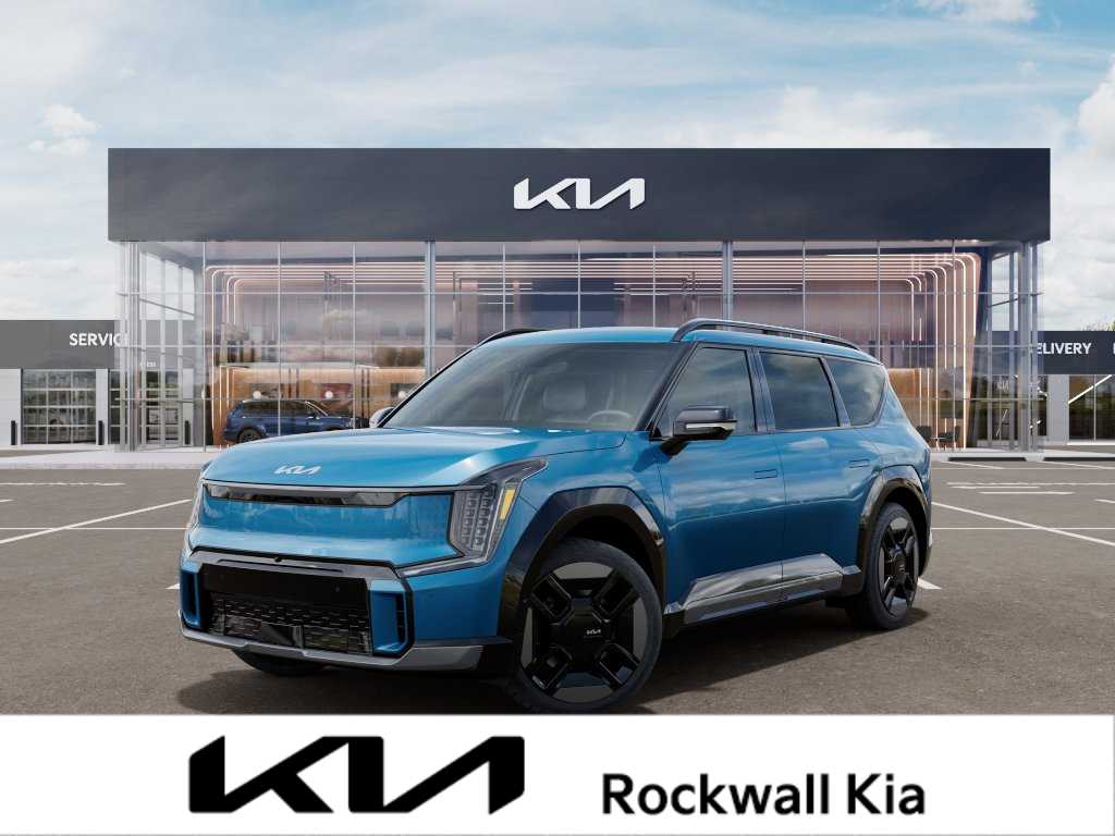 Ocean Blue 2026 Kia EV9 SUV / Crossover All-Wheel Drive 1-Speed Automatic
