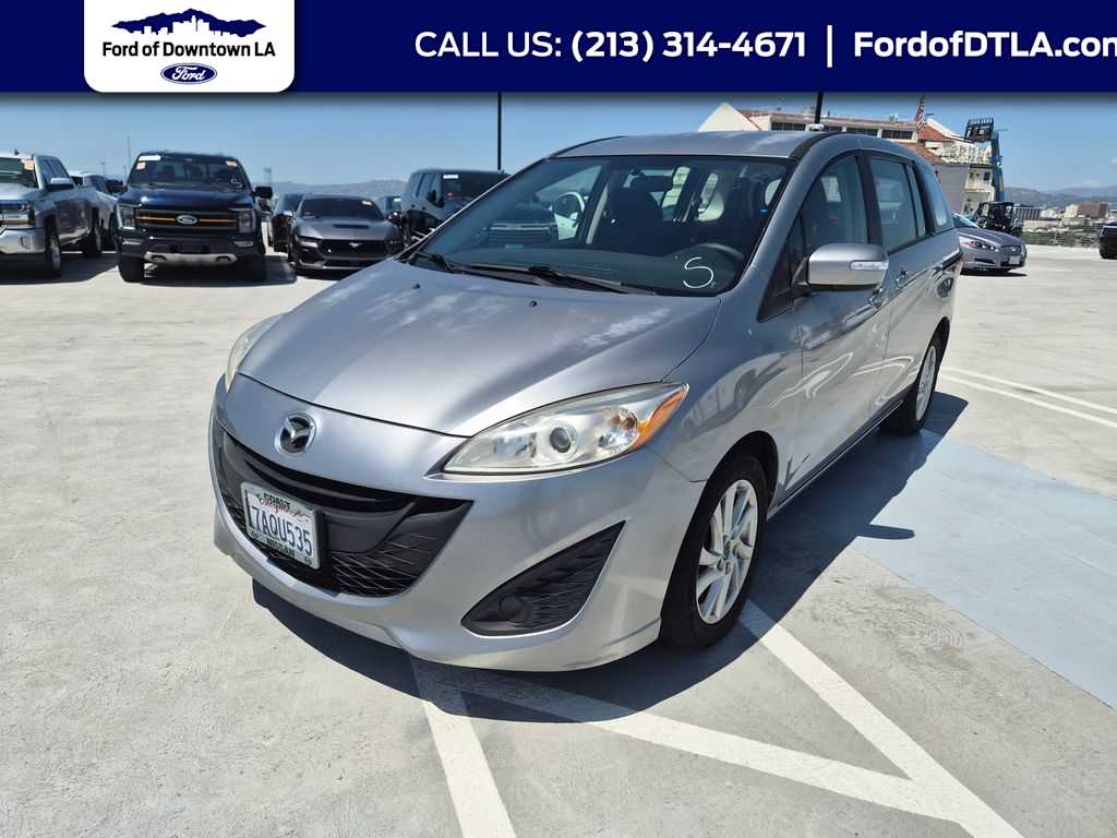 Liquid Silver Metallic 2014 Mazda MAZDA5 Sport Minivan Front-Wheel Drive Automatic