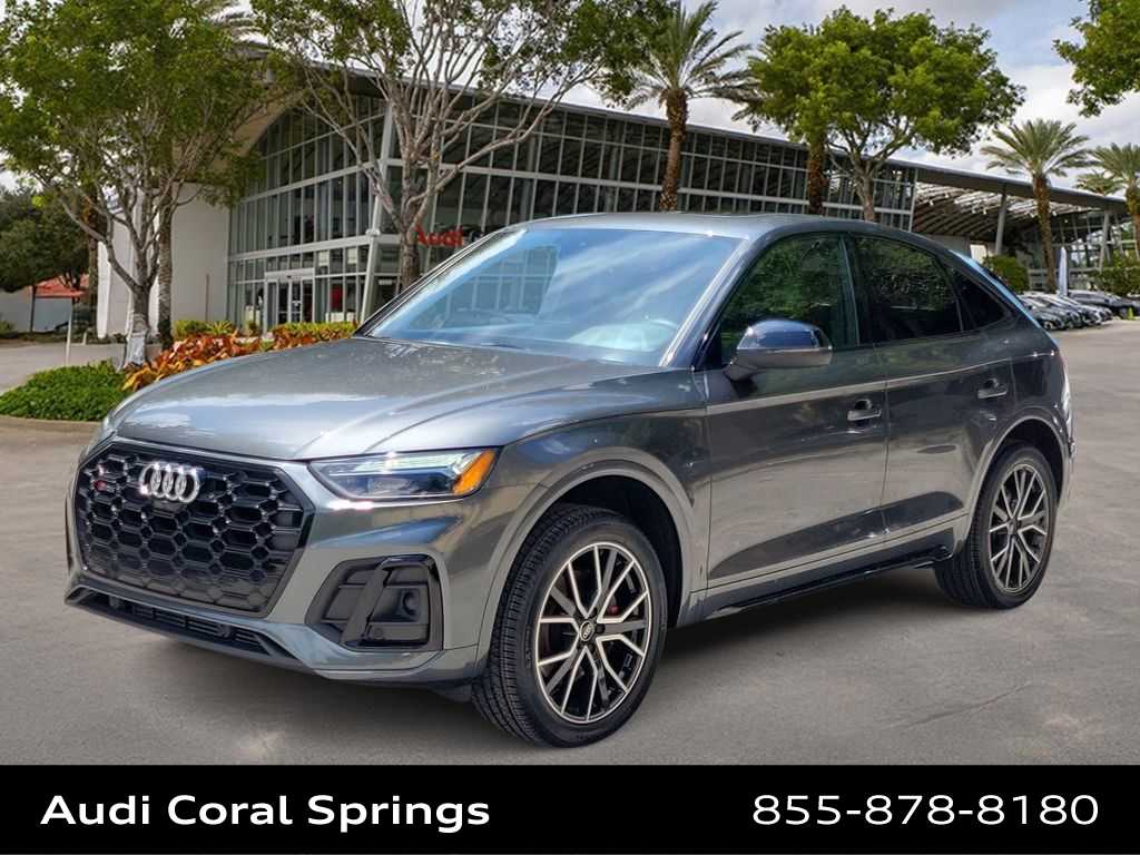 Gray 2023 Audi SQ5 Sportback Sedan All-Wheel Drive 8-Speed Automatic