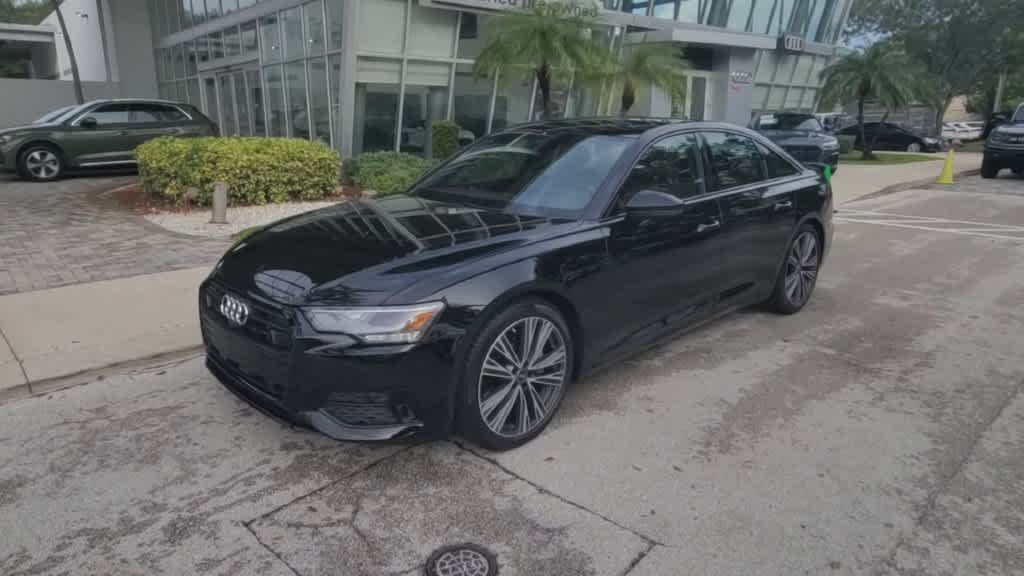 Brilliant Black 2023 Audi A6 Sedan All-Wheel Drive 7-Speed Automatic