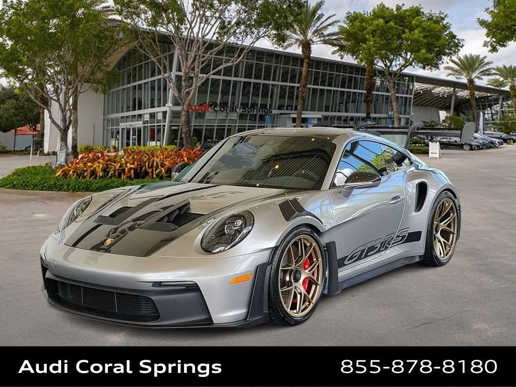 Silver 2023 Porsche 911 Coupe Rear-Wheel Drive 7-Speed Automatic