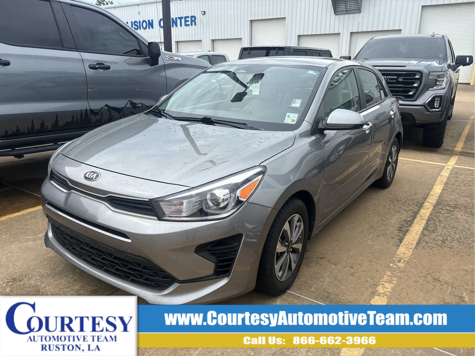 Steel Gray 2021 Kia Rio5 Hatchback  Continuously Variable Transmission
