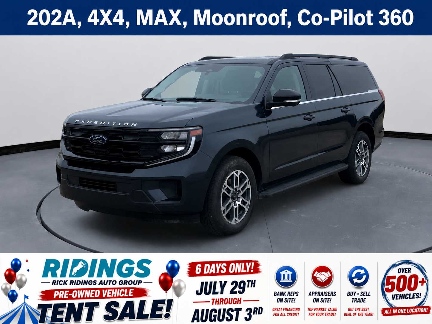 Stone Blue Metallic 2026 Ford Expedition SUV / Crossover Four-Wheel Drive Automatic