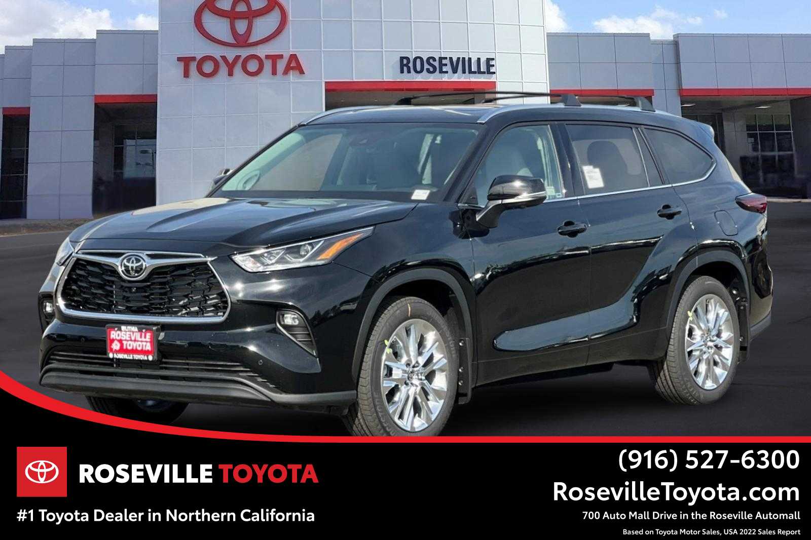 Midnight Black Metallic 2026 Toyota Highlander SUV / Crossover All-Wheel Drive 8-Speed Automatic