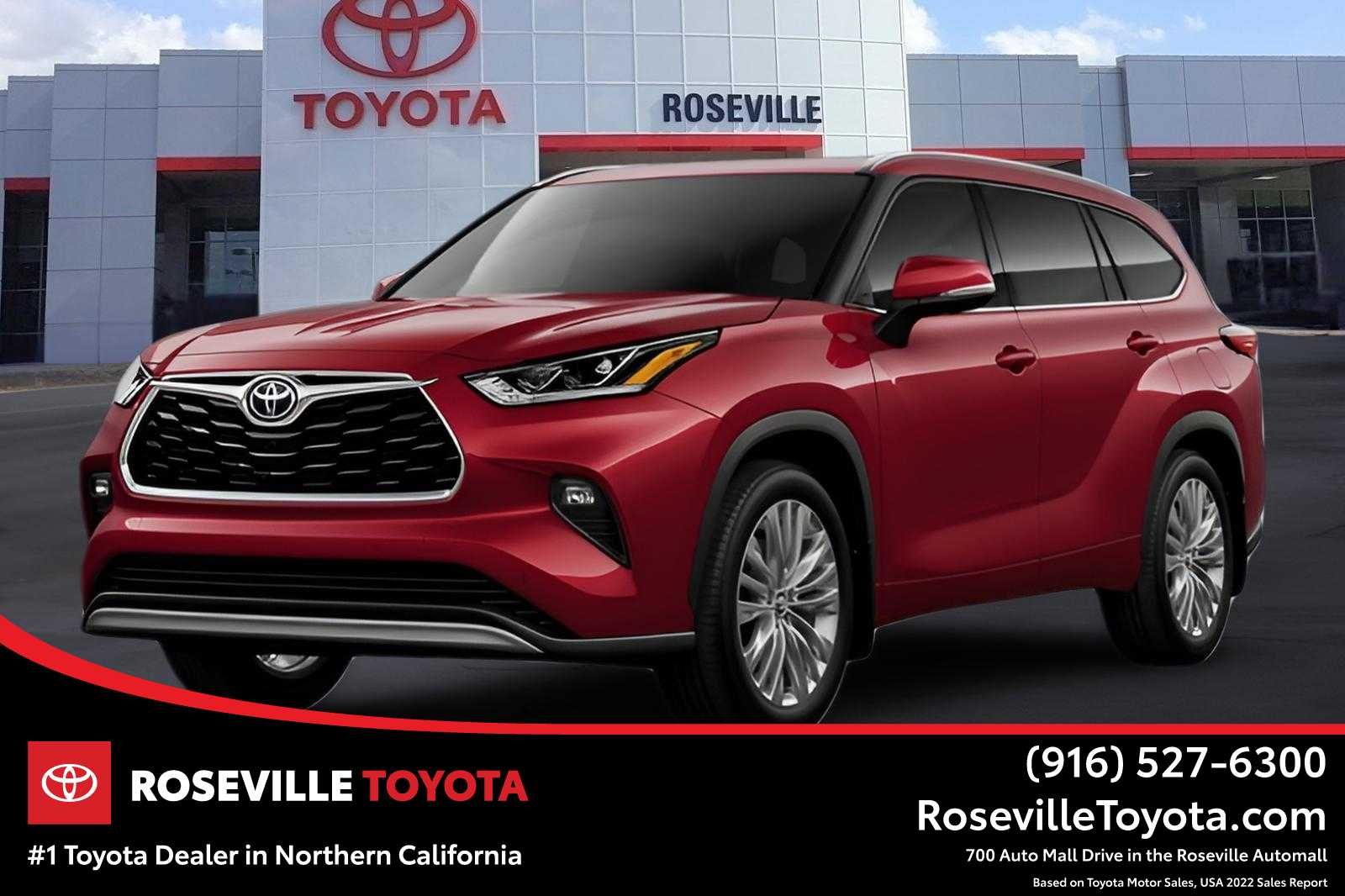 Red (Ruby Flare Pearl) 2026 Toyota Highlander SUV / Crossover All-Wheel Drive 8-Speed Automatic