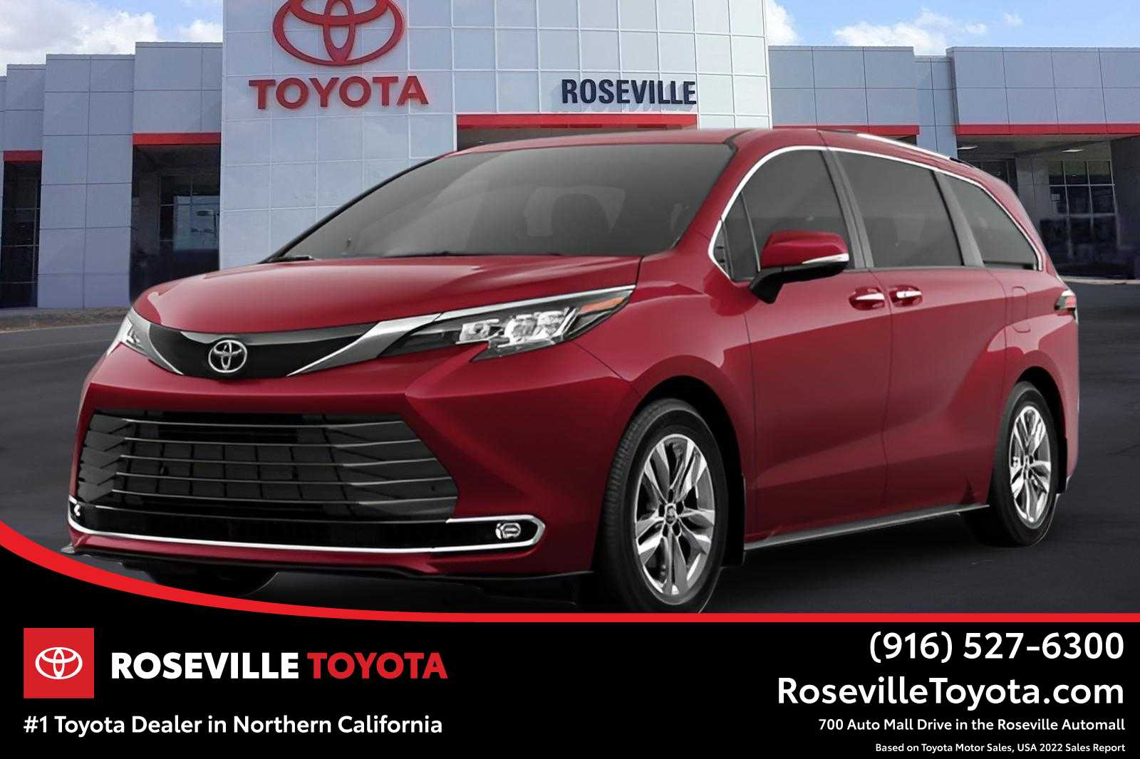 Red (Ruby Flare Pearl) 2026 Toyota Sienna Minivan All-Wheel Drive Continuously Variable Transmission