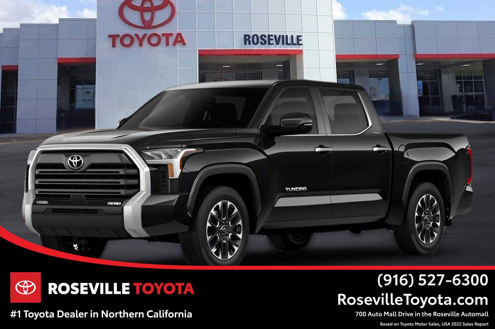 Midnight Black Metallic 2026 Toyota Tundra Pickup Truck Four-Wheel Drive Automatic