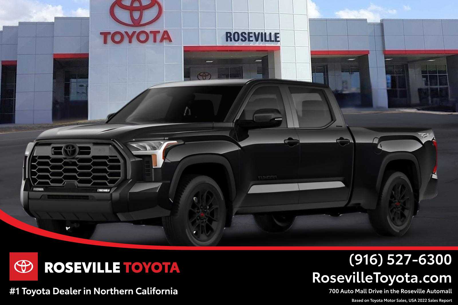 Midnight Black Metallic 2026 Toyota Tundra Pickup Truck Four-Wheel Drive Automatic