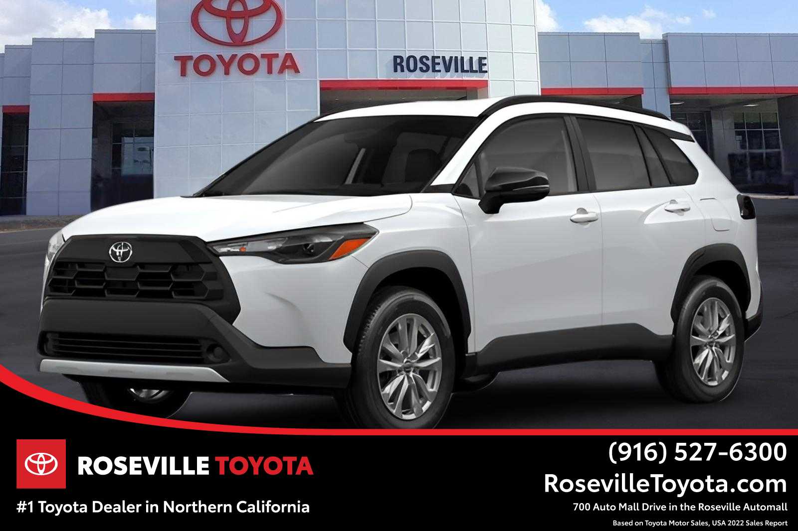 White (Wind Chill Pearl) 2026 Toyota Corolla Cross SUV / Crossover All-Wheel Drive Continuously Variable Transmission