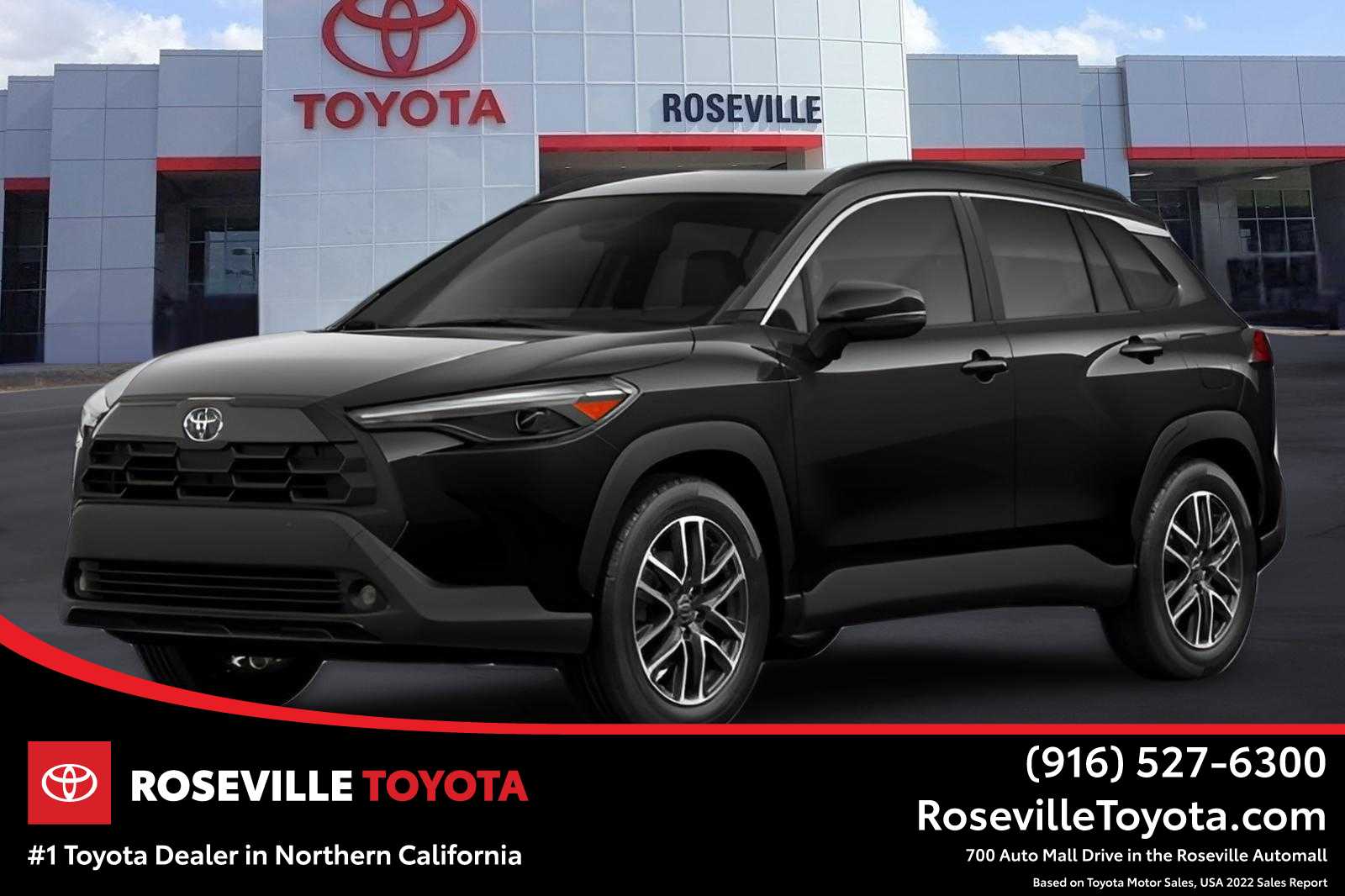 Jet Black 2026 Toyota Corolla Cross SUV / Crossover All-Wheel Drive Continuously Variable Transmission