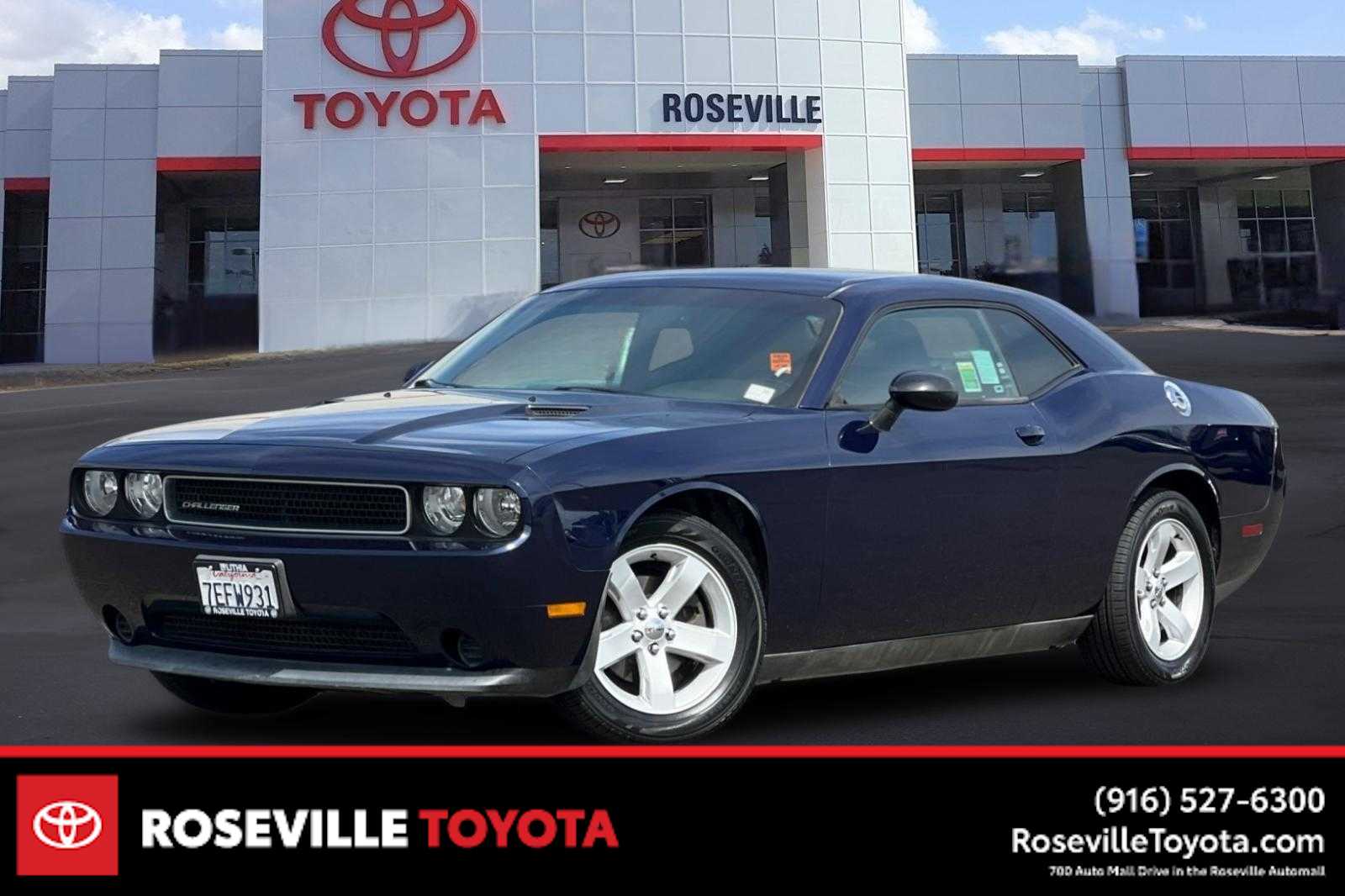 Jazz Blue Pearl 2013 Dodge Challenger Coupe Rear-Wheel Drive 5-Speed Automatic