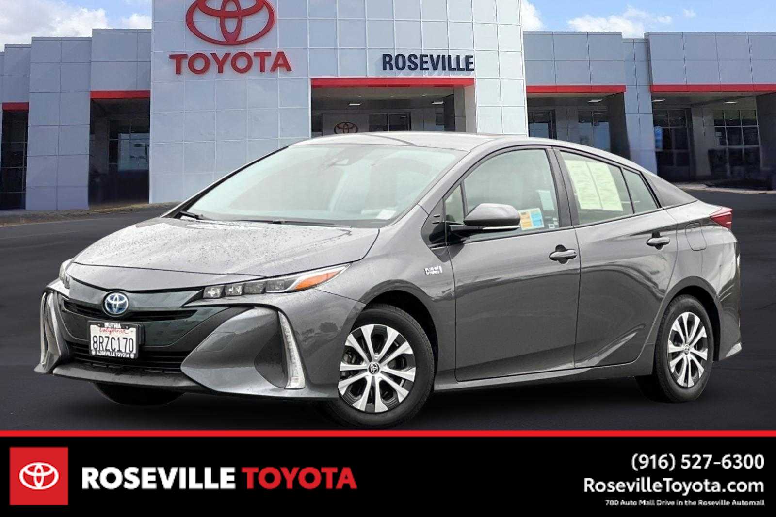 Magnetic Gray Metallic 2020 Toyota Prius Prime LE FWD Hatchback Front-Wheel Drive Continuously Variable Transmission