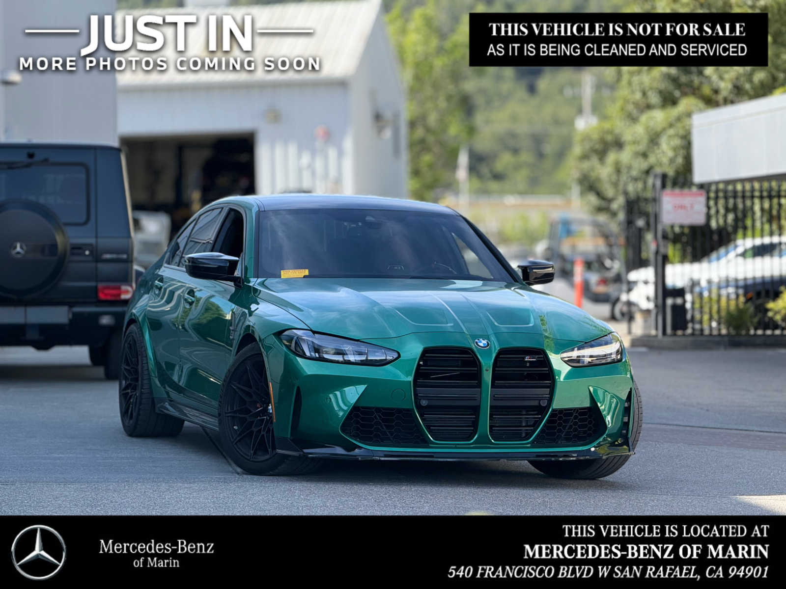 Isle of Man Green Metallic 2025 BMW M3 Competition RWD Sedan Rear-Wheel Drive Automatic