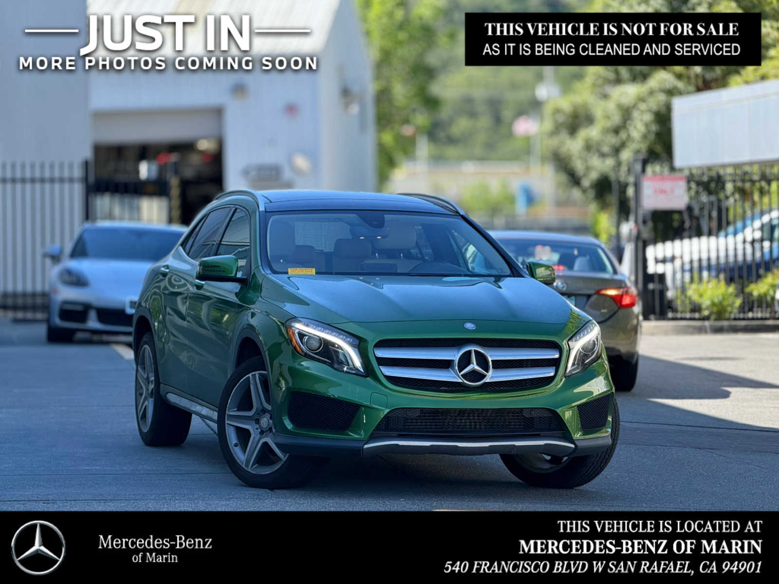 Kryptonite Green Metallic 2017 Mercedes-Benz GLA 250 4MATIC SUV / Crossover All-Wheel Drive 7-Speed Automatic