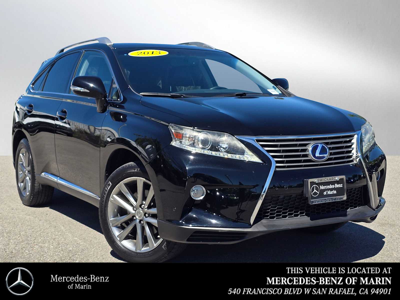 Black (Obsidian) 2013 Lexus RX Hybrid 450h AWD SUV / Crossover All-Wheel Drive Continuously Variable Transmission