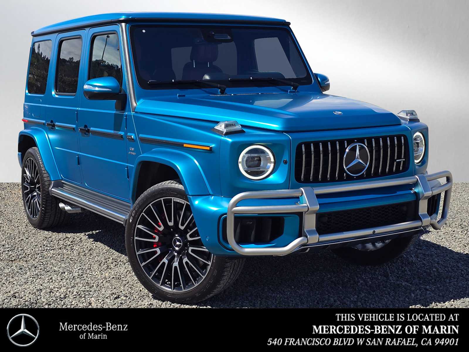 MANUFAKTUR Hyper Blue Magno 2025 Mercedes-Benz G-Class AMG G 63 4MATIC SUV / Crossover All-Wheel Drive 9-Speed Automatic