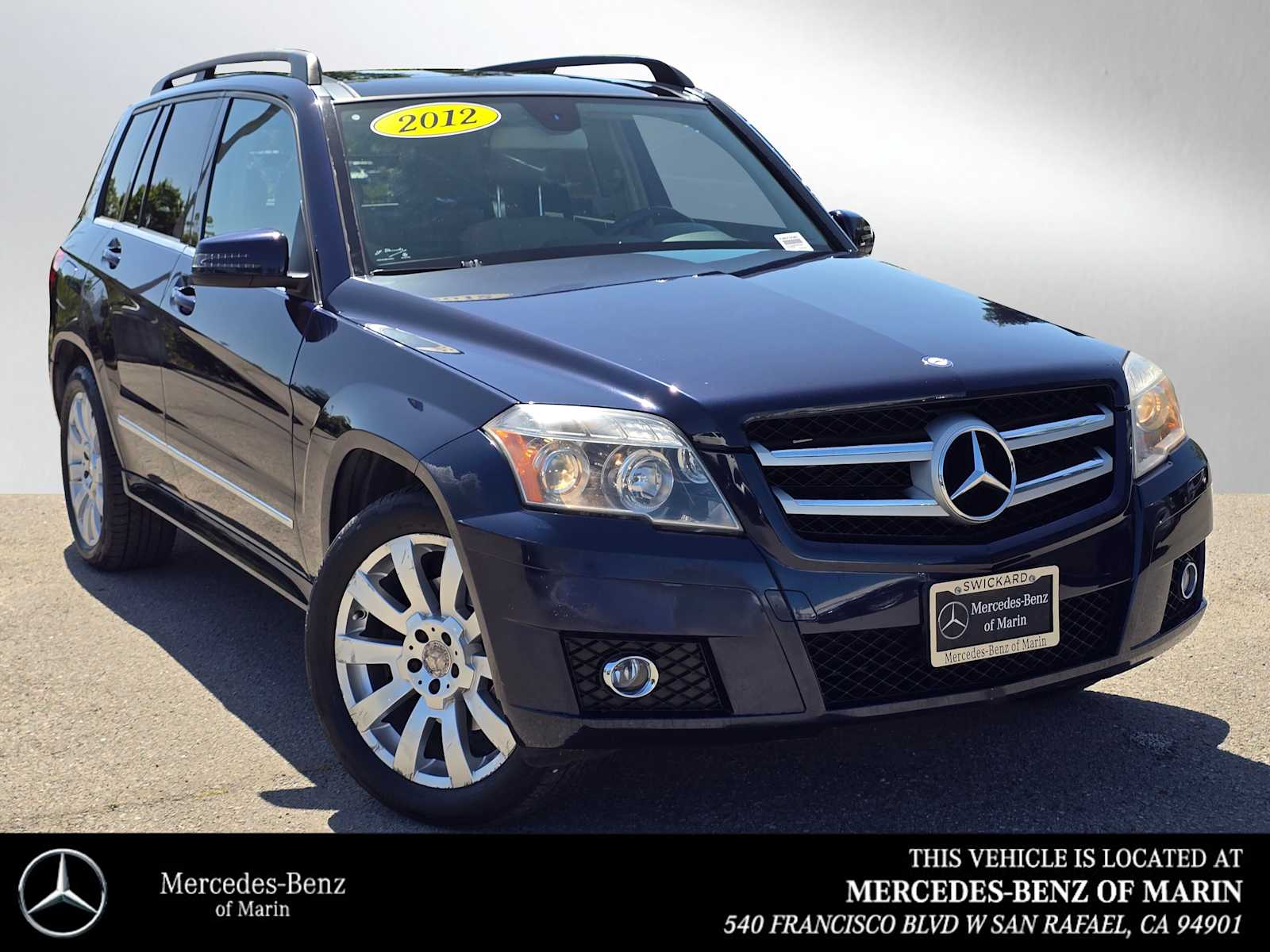 Lunar Blue Metallic 2012 Mercedes-Benz GLK 350 4MATIC SUV / Crossover All-Wheel Drive 7-Speed Automatic
