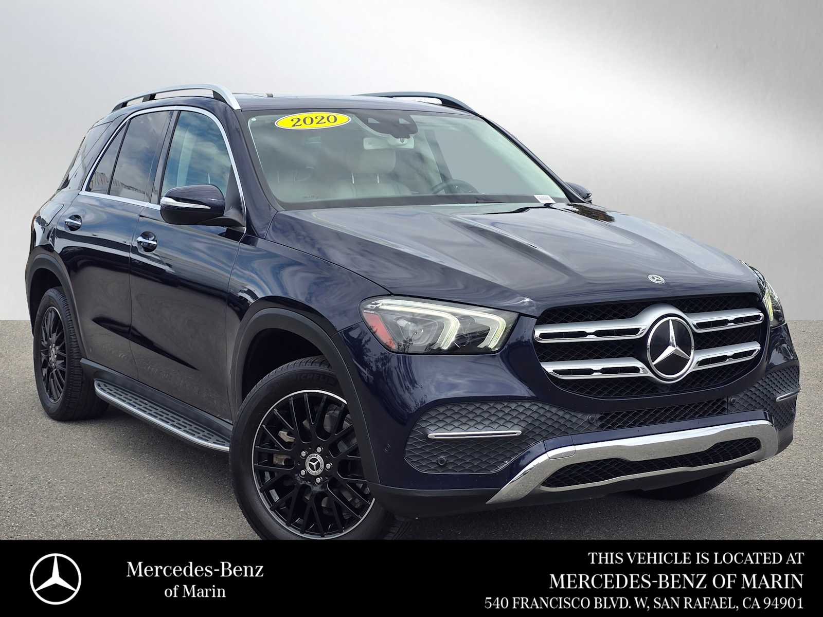 Lunar Blue Metallic 2020 Mercedes-Benz GLE 350 4MATIC SUV / Crossover All-Wheel Drive 9-Speed Automatic