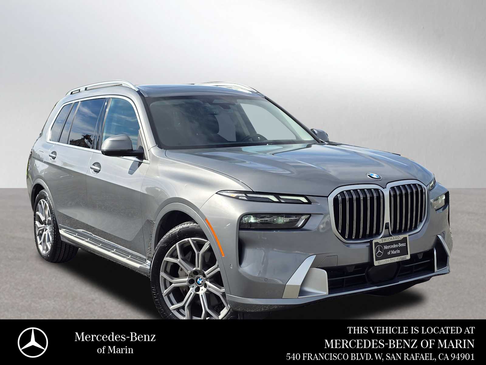 Gray (Brooklyn Grey Metallic) 2024 BMW X7 xDrive40i AWD SUV / Crossover All-Wheel Drive 8-Speed Automatic