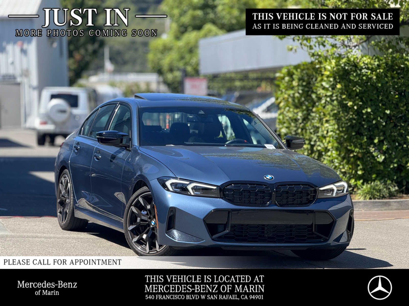 Arctic Race Blue Metallic 2025 BMW 3 Series Sedan Rear-Wheel Drive 8-Speed Automatic