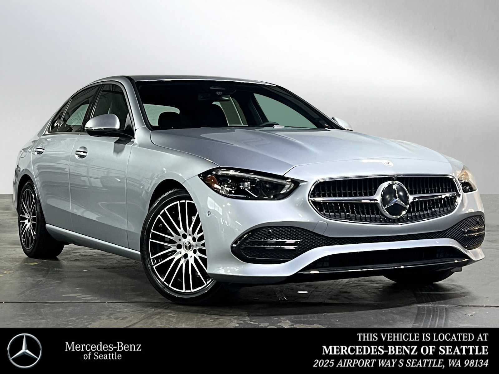 Cirrus Silver Metallic 2025 Mercedes-Benz C-Class C 300 4MATIC Sedan All-Wheel Drive 9-Speed Automatic