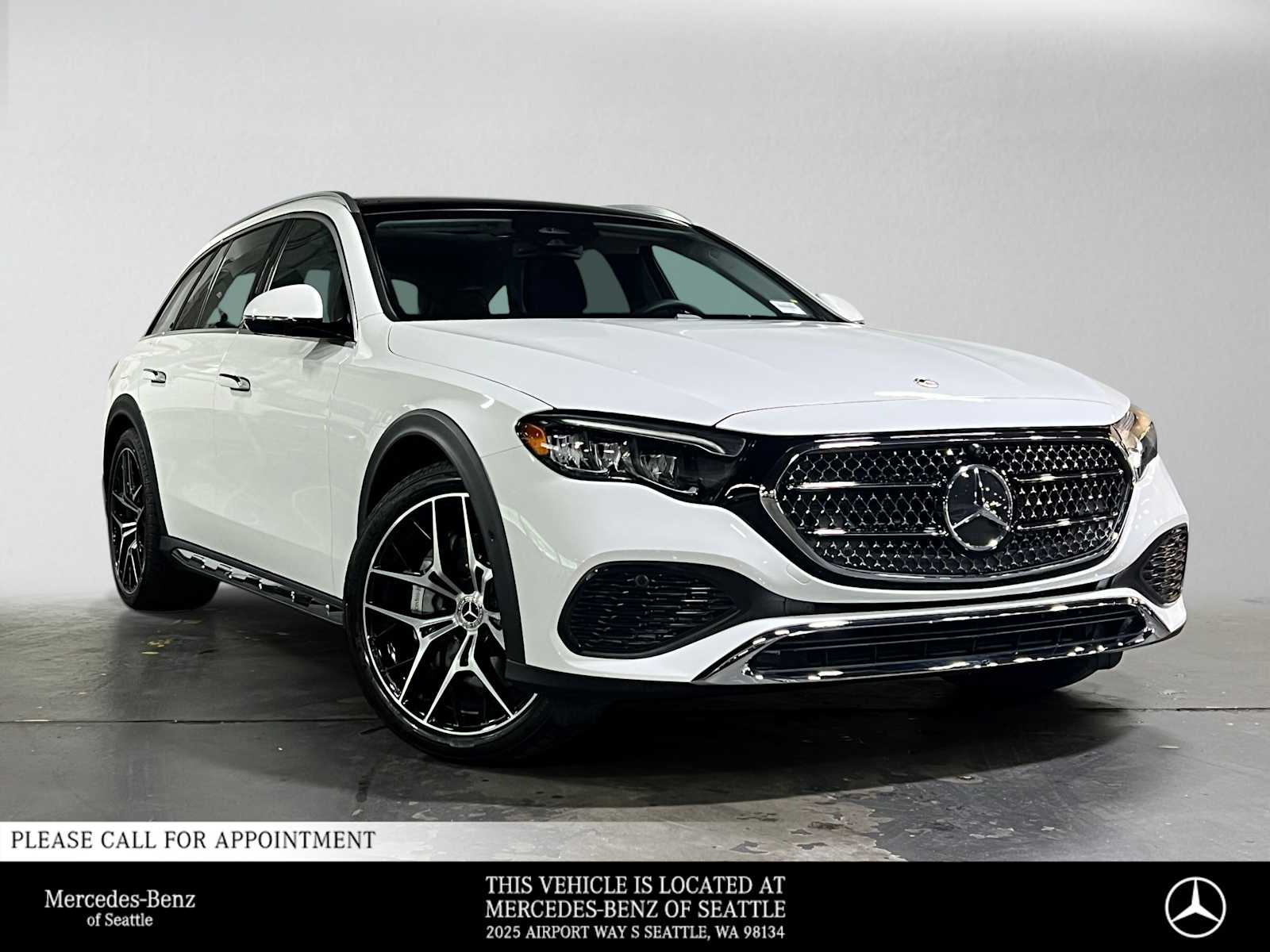 Polar White 2026 Mercedes-Benz E-Class All-Terrain Wagon All-Wheel Drive 9-Speed Automatic