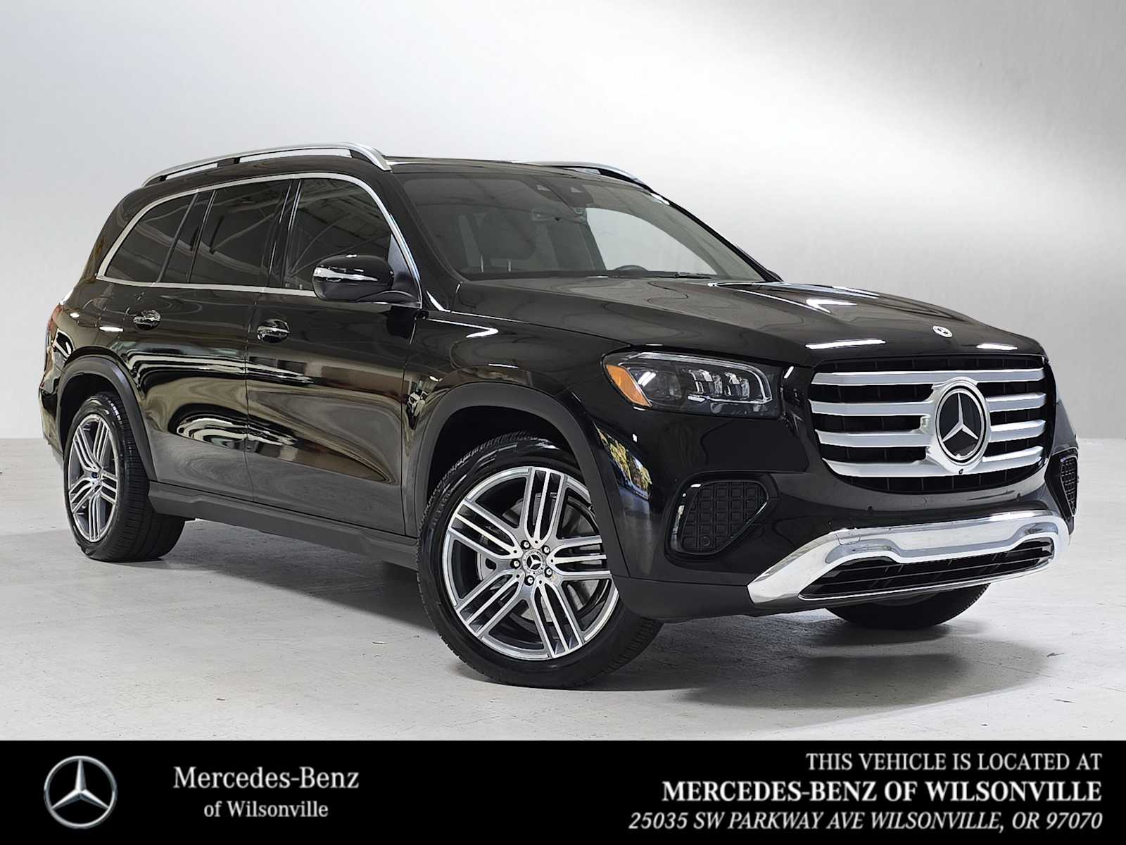 Obsidian Black Metallic 2025 Mercedes-Benz GLS 450 4MATIC SUV / Crossover All-Wheel Drive 9-Speed Automatic