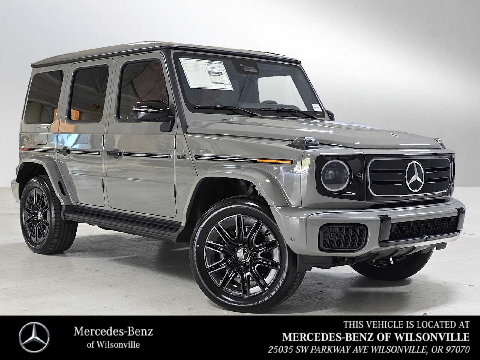 Gray (MANUFAKTUR Arabian Grey) 2026 Mercedes-Benz G-Class G 580 4MATIC with EQ Technology SUV / Crossover All-Wheel Drive 2-Speed Automatic