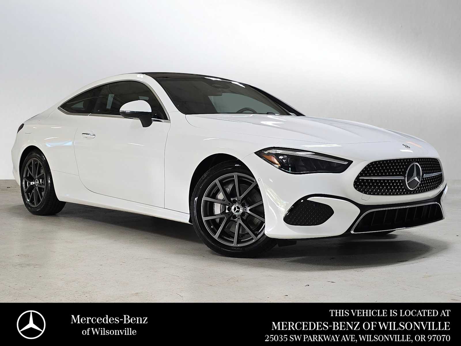 Polar White 2026 Mercedes-Benz CLE 300 4MATIC Coupe All-Wheel Drive 9-Speed Automatic