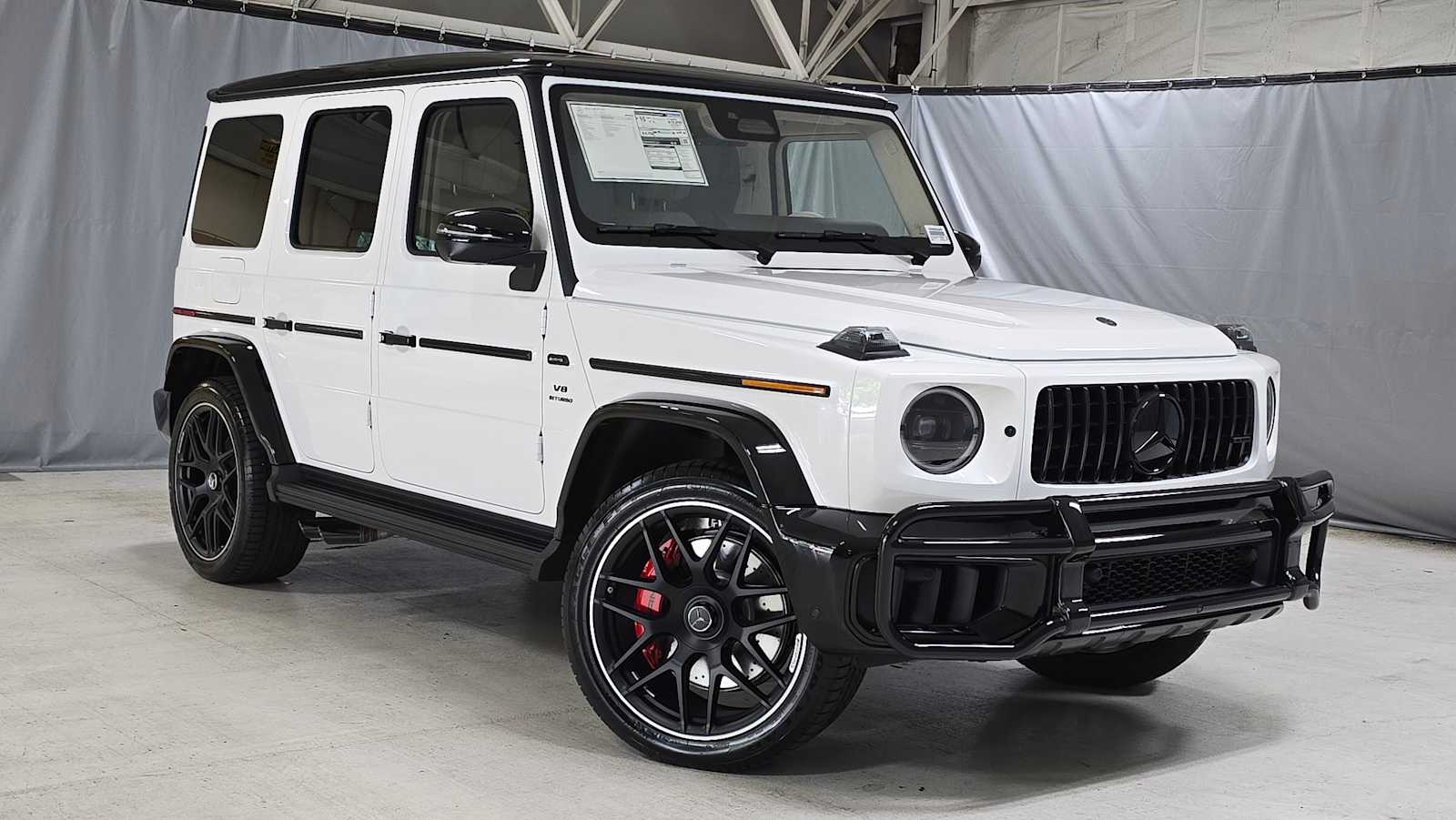 Polar White 2026 Mercedes-Benz G-Class AMG G 63 4MATIC SUV / Crossover All-Wheel Drive 9-Speed Automatic