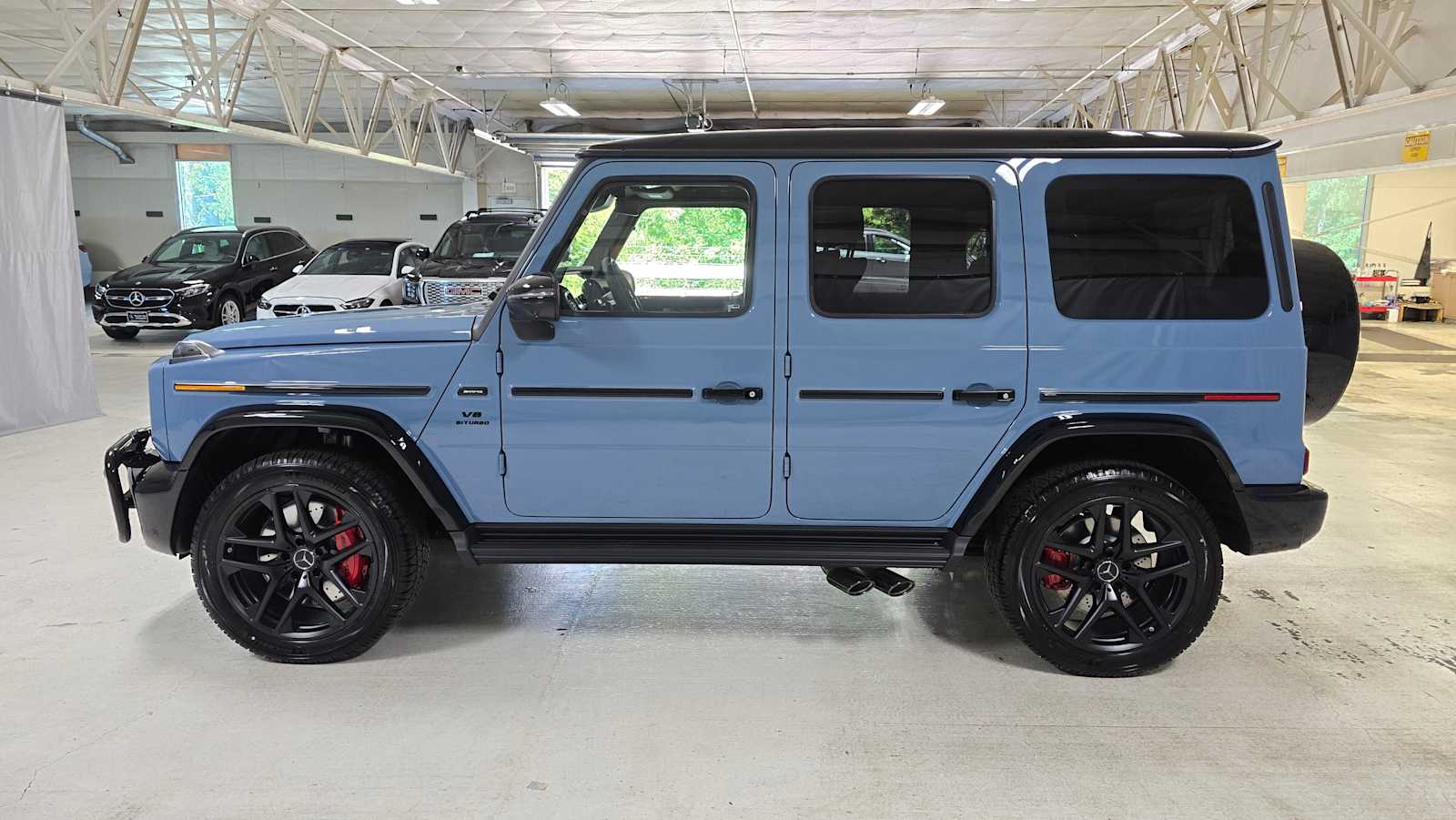 MANUFAKTUR Signature China Blue 2026 Mercedes-Benz G-Class AMG G 63 4MATIC SUV / Crossover All-Wheel Drive 9-Speed Automatic