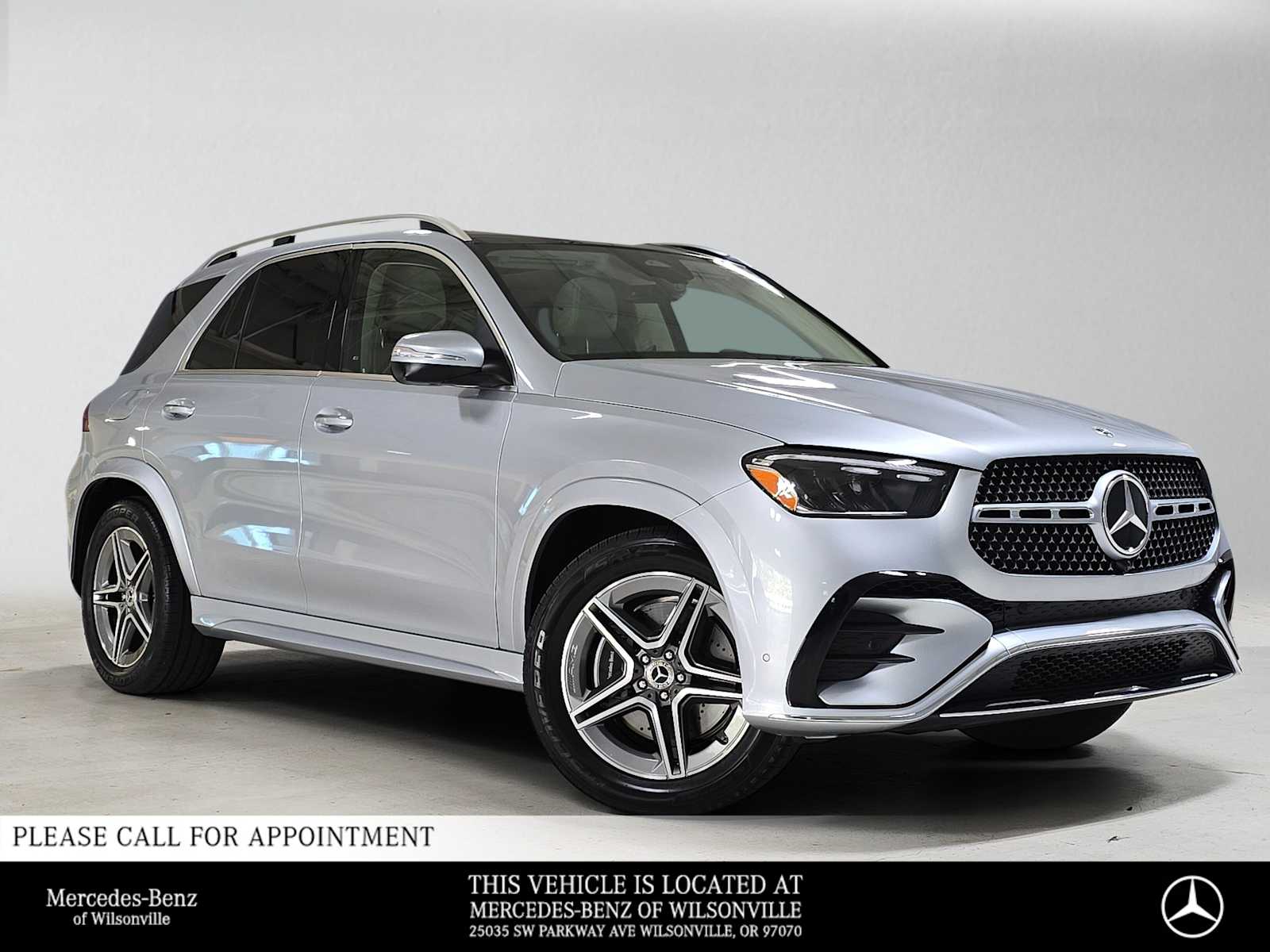 Cirrus Silver Metallic 2026 Mercedes-Benz GLE SUV / Crossover All-Wheel Drive 9-Speed Automatic
