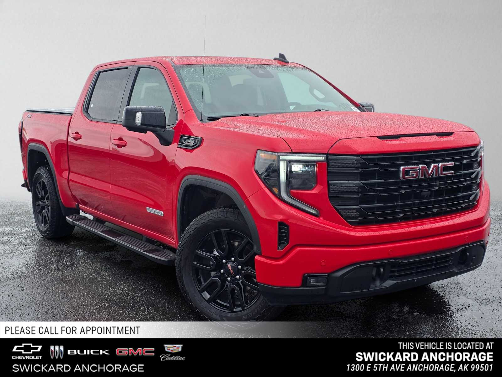 Cardinal Red 2025 GMC Sierra 1500 Pickup Truck Four-Wheel Drive Automatic