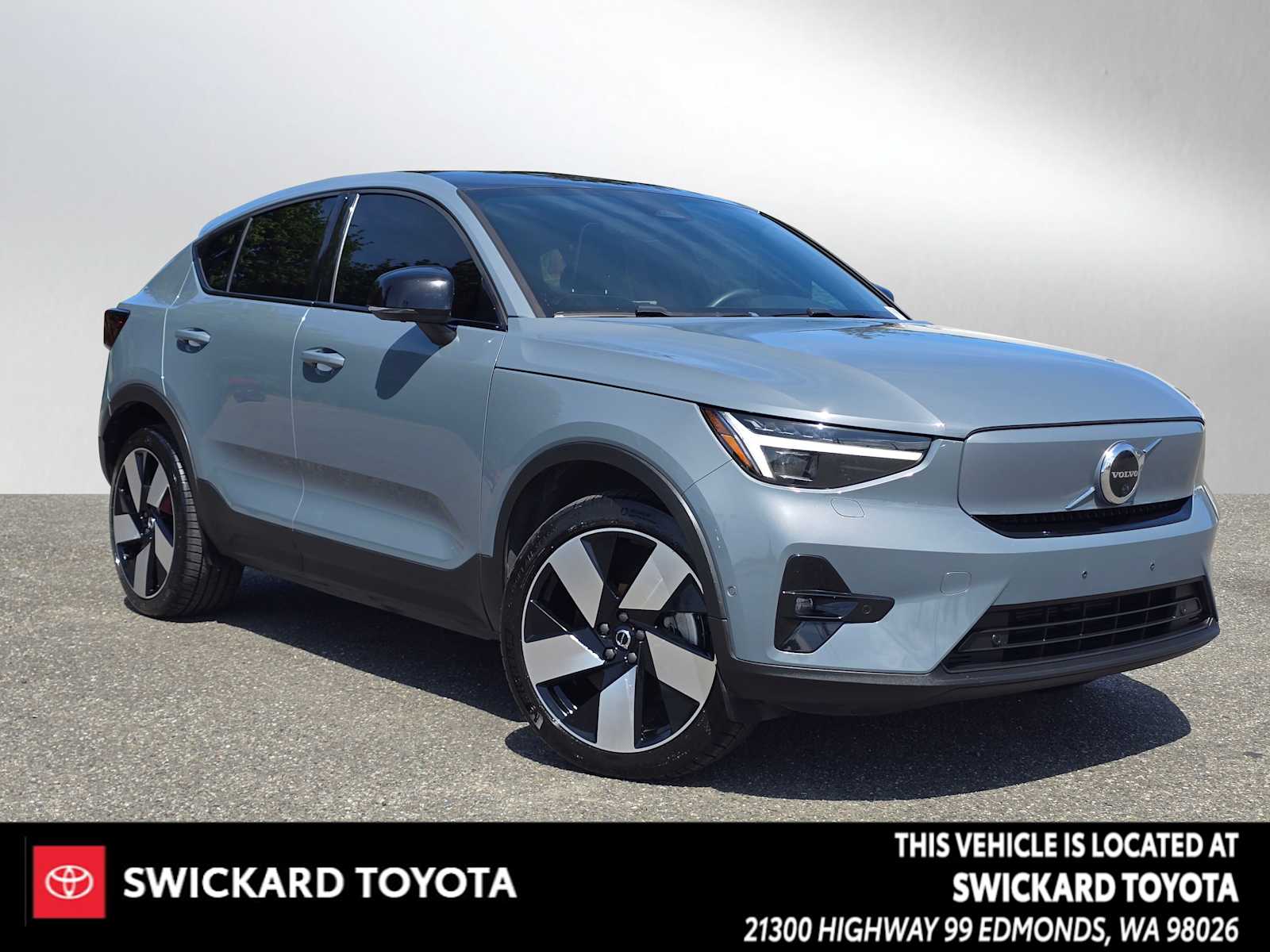 Thunder Gray Metallic 2023 Volvo C40 Recharge Twin Ultimate eAWD SUV / Crossover All-Wheel Drive 1-Speed Automatic