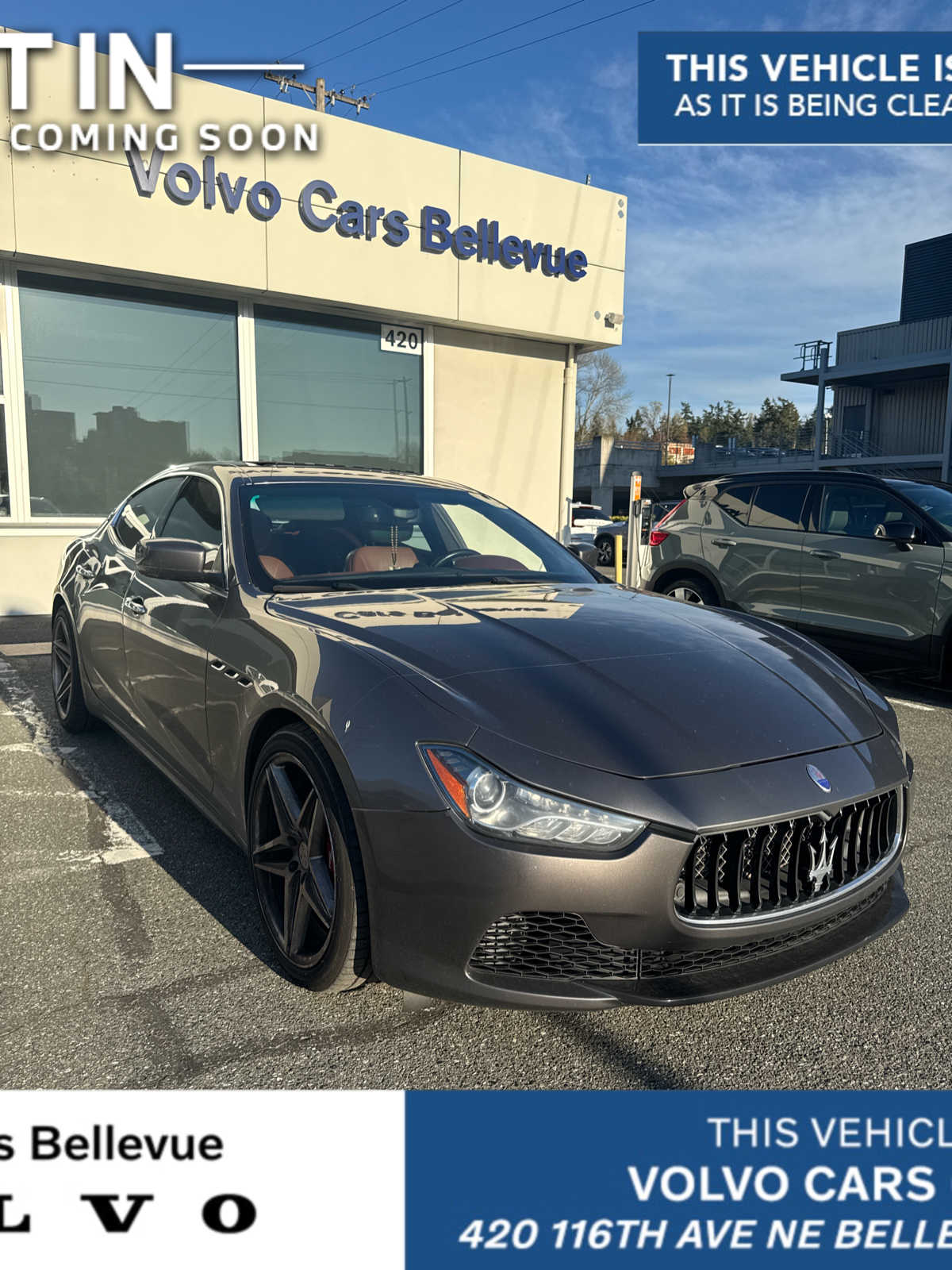 Gray 2016 Maserati Ghibli S Q4 AWD Sedan All-Wheel Drive 8-Speed Automatic