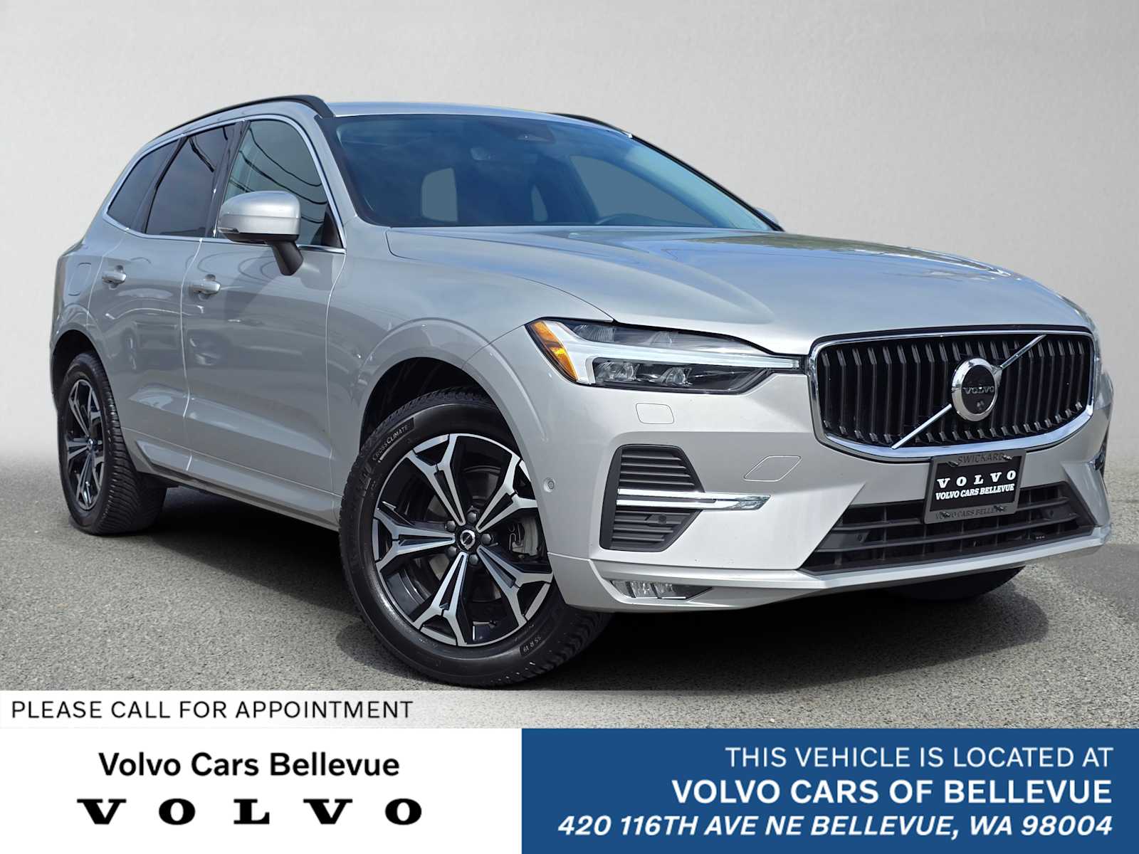 Silver Dawn Metallic 2022 Volvo XC60 SUV / Crossover All-Wheel Drive 8-Speed Automatic