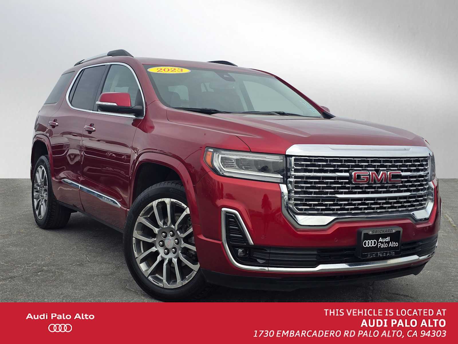Volcanic Red Tintcoat 2023 GMC Acadia Denali FWD SUV / Crossover Front-Wheel Drive 9-Speed Automatic