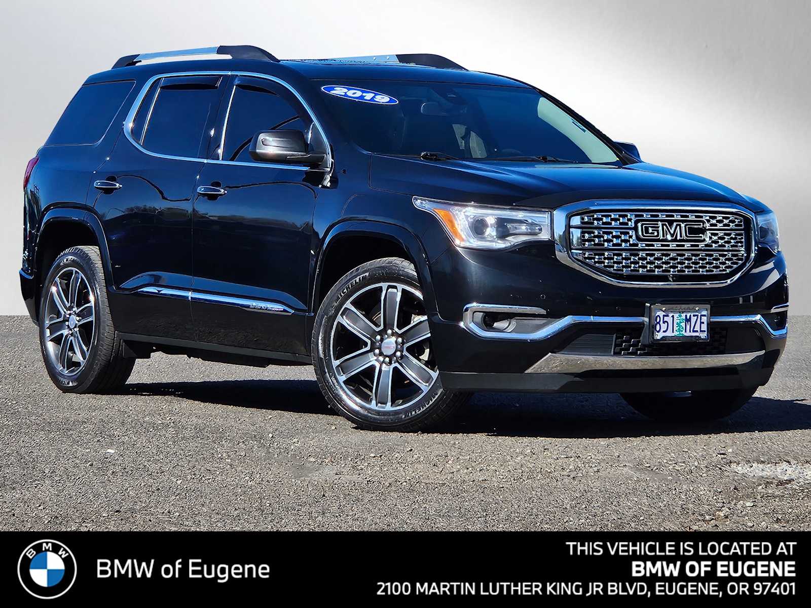 Black (Ebony Twilight Metallic) 2019 GMC Acadia Denali AWD SUV / Crossover Four-Wheel Drive 6-Speed Automatic
