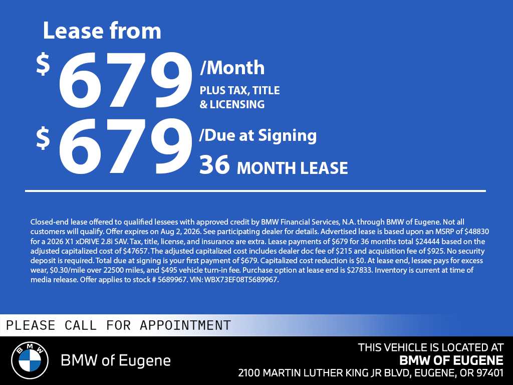 Cape York Green Metallic 2026 BMW X1 SUV / Crossover All-Wheel Drive 7-Speed Automatic