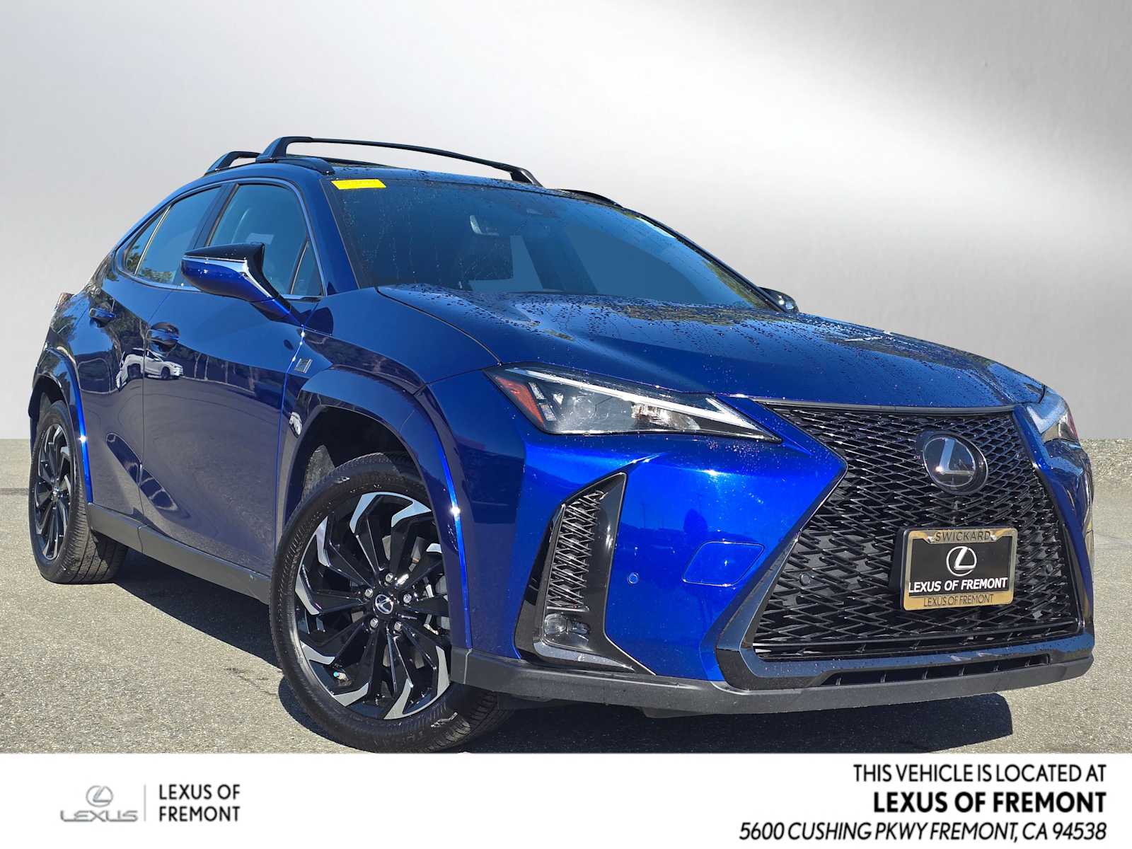 Ultrasonic Blue Mica 2.0 with Obsidian Roof 2024 Lexus UX Hybrid 250h F Sport Design FWD SUV / Crossover Front-Wheel Drive Continuously Variable Transmission