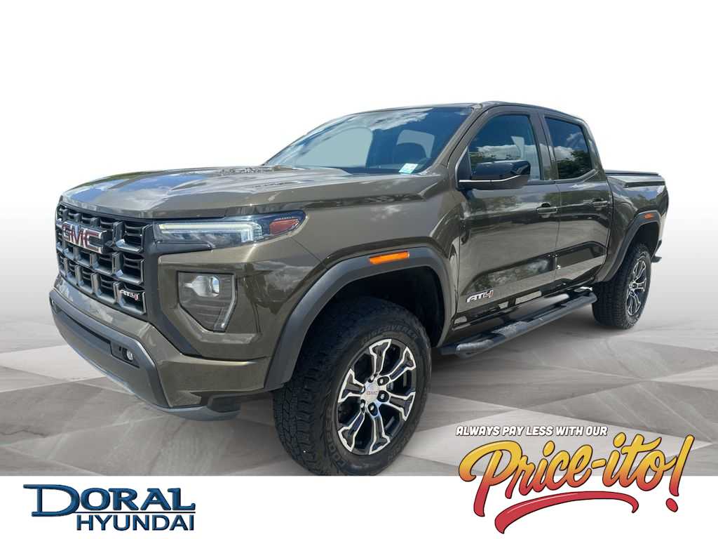 Deep Bronze Metallic 2023 GMC Canyon Pickup Truck Four-Wheel Drive 8-Speed Automatic