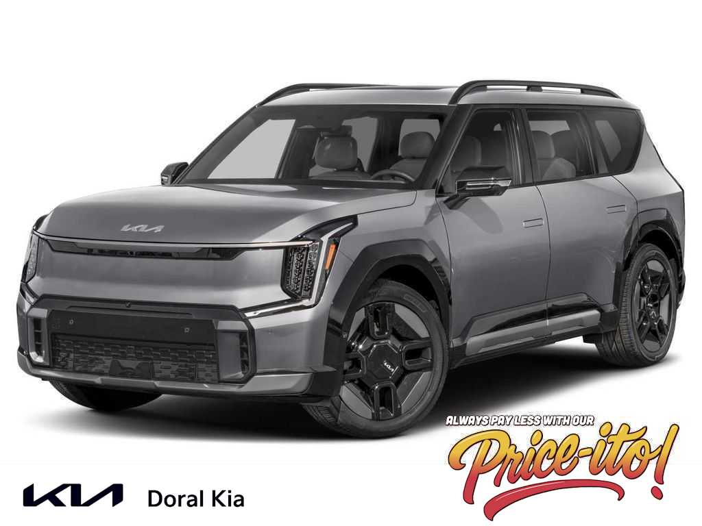 Silver 2026 Kia EV9 SUV / Crossover All-Wheel Drive 1-Speed Automatic