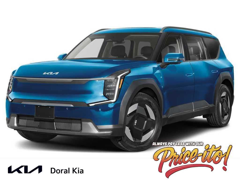 Ocean Blue 2026 Kia EV9 SUV / Crossover All-Wheel Drive 1-Speed Automatic
