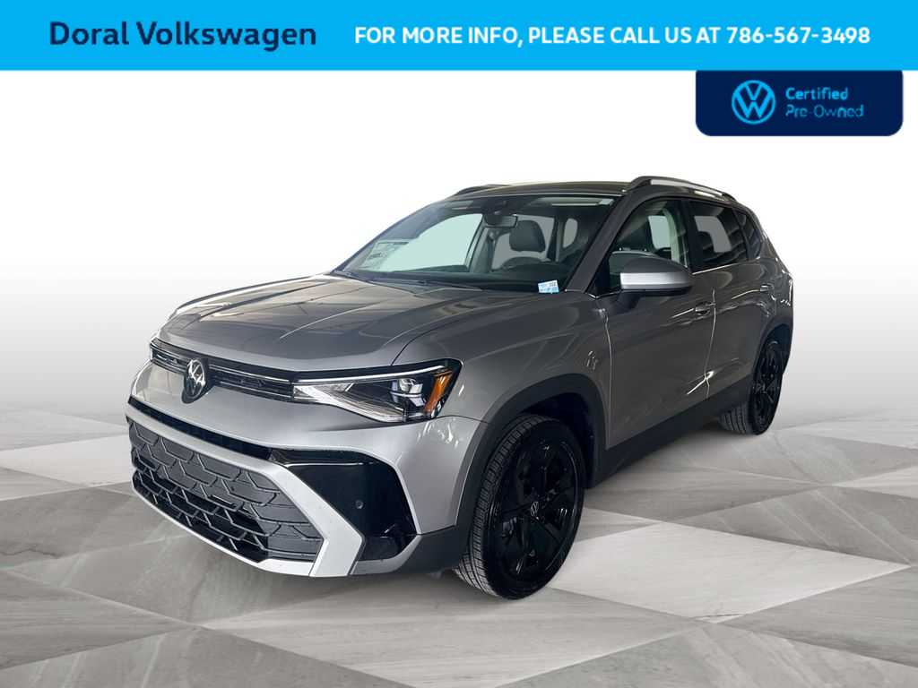 Pyrite Silver Metallic 2025 Volkswagen Taos SE FWD SUV / Crossover Front-Wheel Drive 8-Speed Automatic