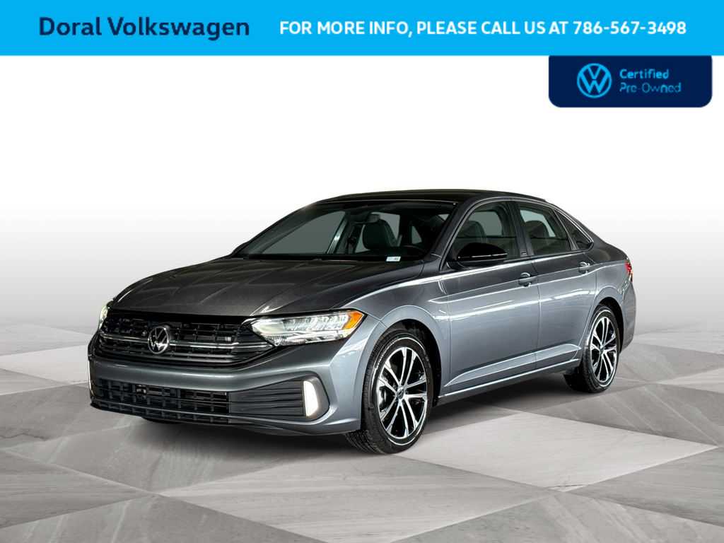 Platinum Gray Metallic 2023 Volkswagen Jetta 1.5T Sport FWD Sedan Front-Wheel Drive 8-Speed Automatic