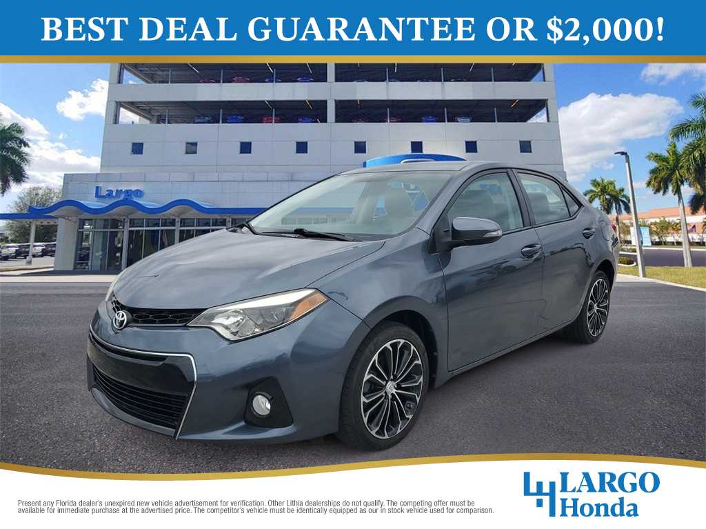 2015 Toyota Corolla S Plus