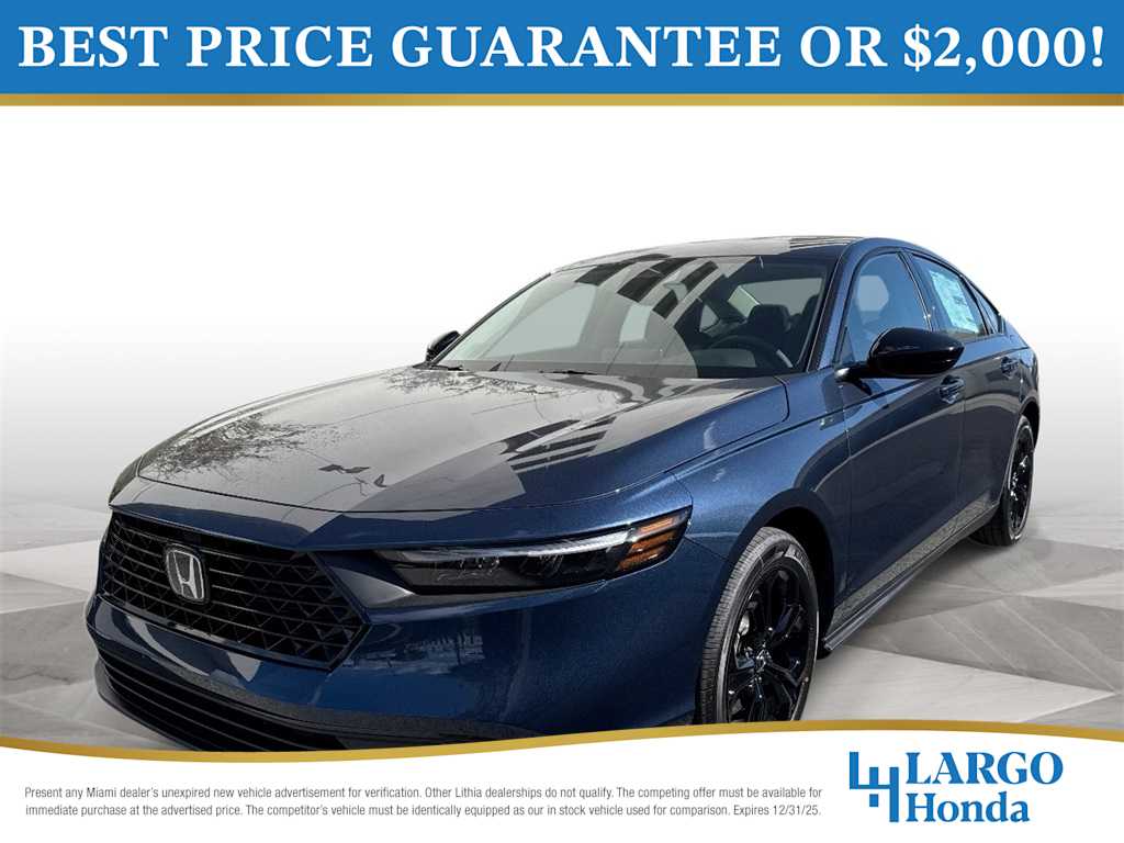 2025 Honda Accord Sedan SE
