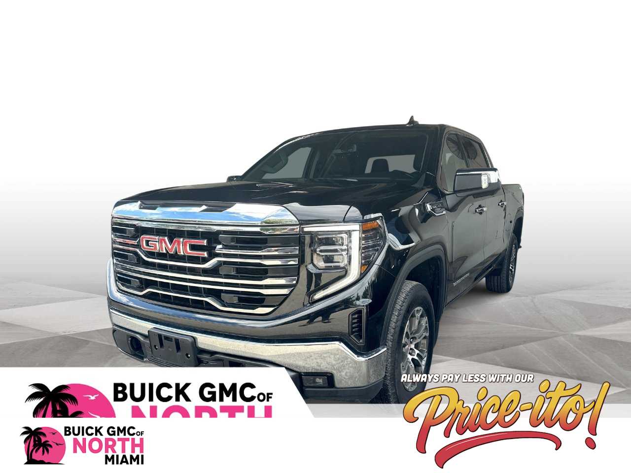 Onyx Black 2025 GMC Sierra 1500 Pickup Truck Four-Wheel Drive Automatic